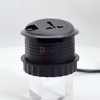 80 mm ronde stekker & Eu stopcontact Standaard stopcontact met USB-oplaadpoort Type-C