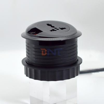 80 mm ronde stekker & Eu stopcontact Standaard stopcontact met USB-oplaadpoort Type-C