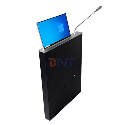 BNT Full HD-scherm lage prijs gemotoriseerde opneembaar monitorlift met microfoon voor conferentiesysteem