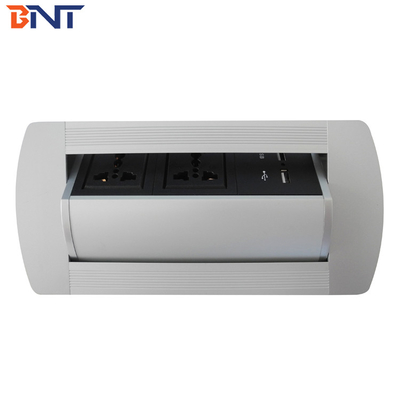Office Desk Pop Up Power Data Jack met 2 * Universal Power / 2 * USB-configuratie