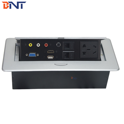 Square Corner Desktop Power Data Connector 10~16A Nominale stroom