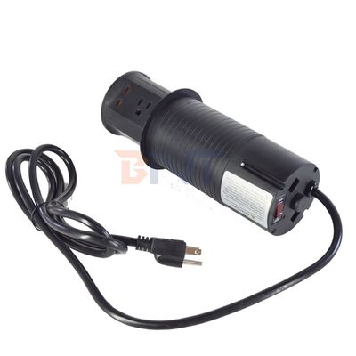 4 Outlet US Standaard Keuken Lift Socket Verborgen Pneumatische Pop-up Sockets EU UK Connectiviteit USB draadloos opladen
