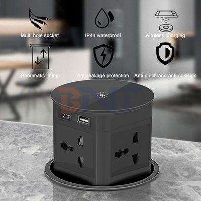 BNT draadloos oplader automatisch pneumatisch pop-up keuken wastafel kraan nieuw tafelplank ontwerp 4 stopcontacten modern automatisch
