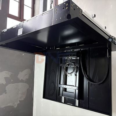 55-inch gemotoriseerde TV-liftstand met afstandsbediening plafond Flip Down TV-beugel met functies van drop down en rotatie