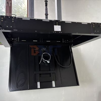55-inch gemotoriseerde TV-liftstand met afstandsbediening plafond Flip Down TV-beugel met functies van drop down en rotatie