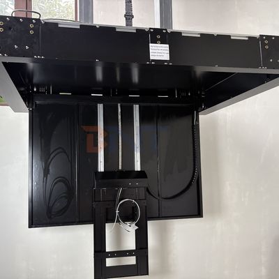 55-inch gemotoriseerde TV-liftstand met afstandsbediening plafond Flip Down TV-beugel met functies van drop down en rotatie