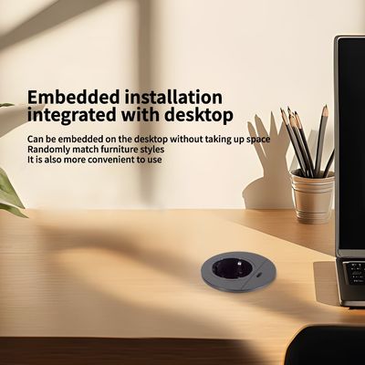 Ronde ontwerp sofa set met ingebouwde tafel stroom stopcontact met TYPE C opladen USB oplaad stopcontact