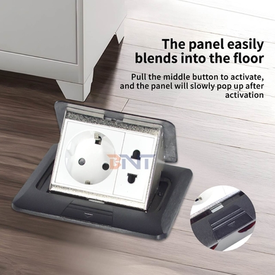 Waterdicht EU Power Ground Socket Slow Pop-up Hidden Floor Socket met lage prijs