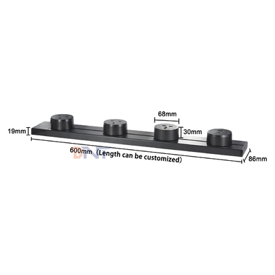 Nieuwe stijl handig muur gemonteerd Multi Outlets Power Rail Track Socket Afneembare stroomstop