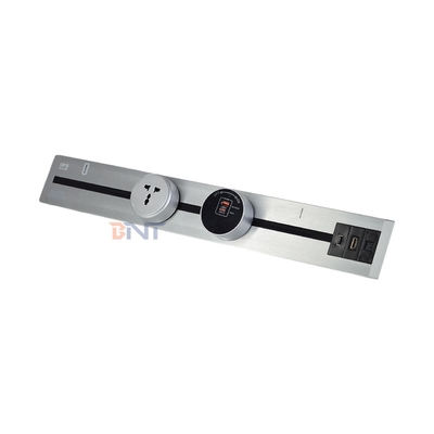 Moderne stijl Wandmontage Power Rail spoor stopcontact handig Multi-Outlet verwijderbare AC stopcontact voor universele Britse normen