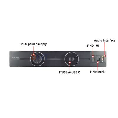 Nieuwe afneembare stopcontact Zwakke stroominterface Gemakkelijke muurmontage Multi-outlet Power Rail Track Socket