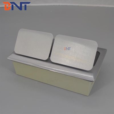 Aluminiumlegering Pop-Up Socket Langzame Terugvering voor Soepele Bediening Aanpasbare Stroomvoorziening