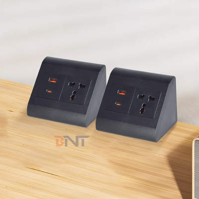 Universaal stopcontact voor kantoor en thuis 1 stopcontact tafelsplaats aansluiting met USB A + C stopcontact IP44 voor meerdere apparaten